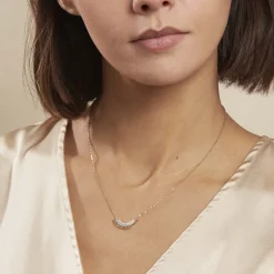 Histoire d'Or Collier Zoila Plaqué Or Jaune Oxyde De Zirconium Outlet