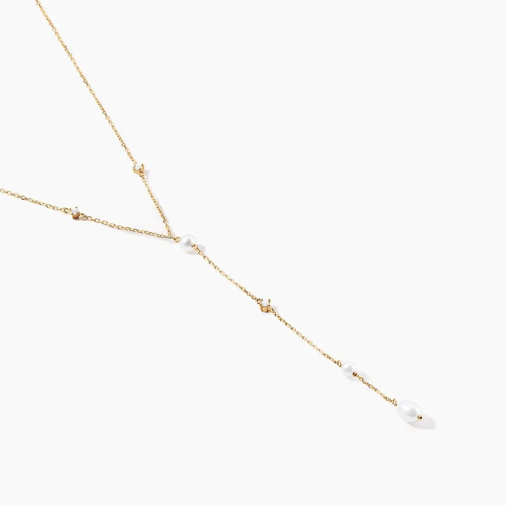 Histoire d'Or Collier Zsofika Or Jaune Perle De Culture Discount