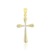Histoire d'Or CORANTIN KREUZ 2 Unisex Anhänger Gold Bicolor 375 (9 Karat) Religiöses Kreuz Online