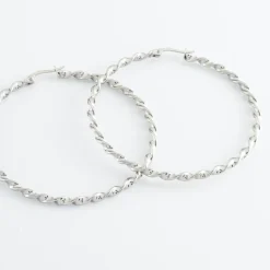 Histoire d'Or Creoles Antonello acier blanc Outlet