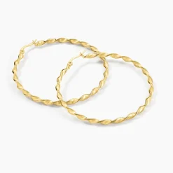 Histoire d'Or Creoles Acier Dore Antonello acier doré New