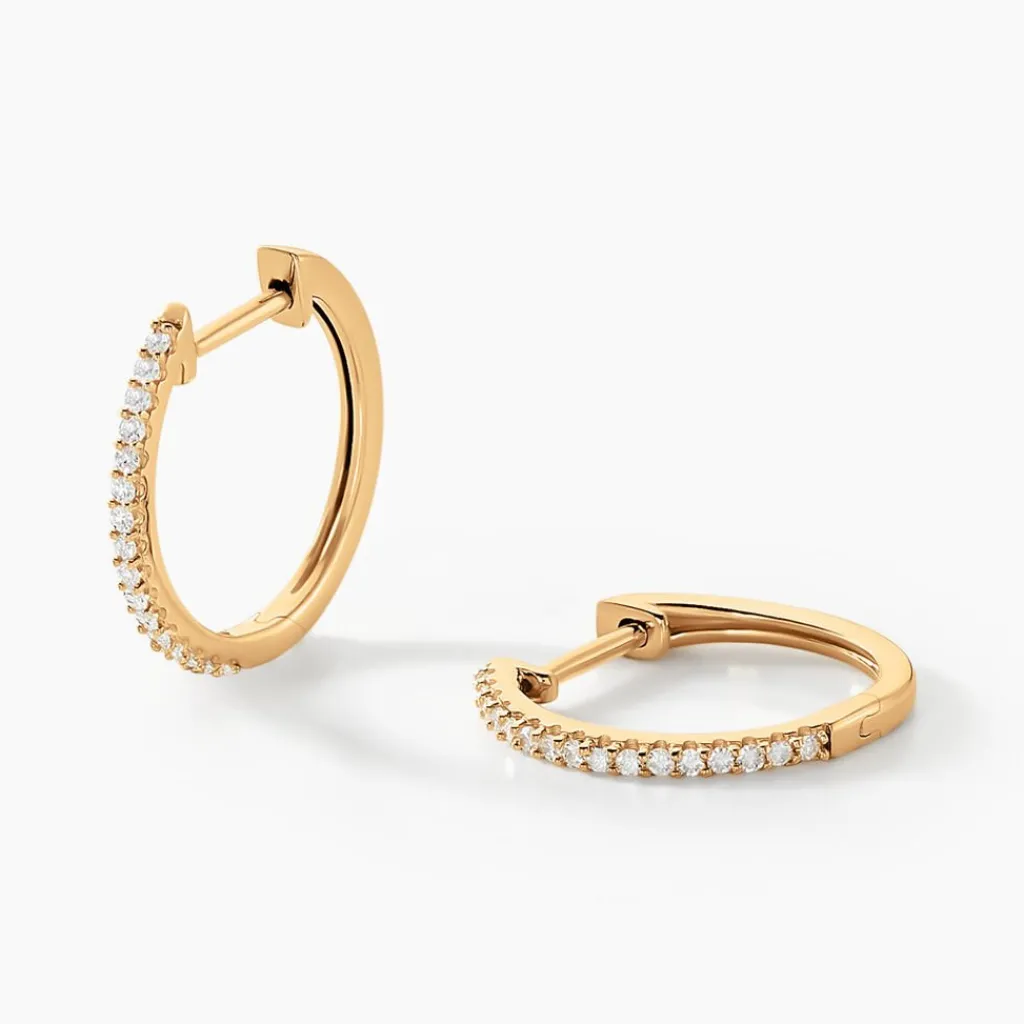 Histoire d'Or Creoles Or Jaune Aryanna Diamants or jaune diamant Outlet