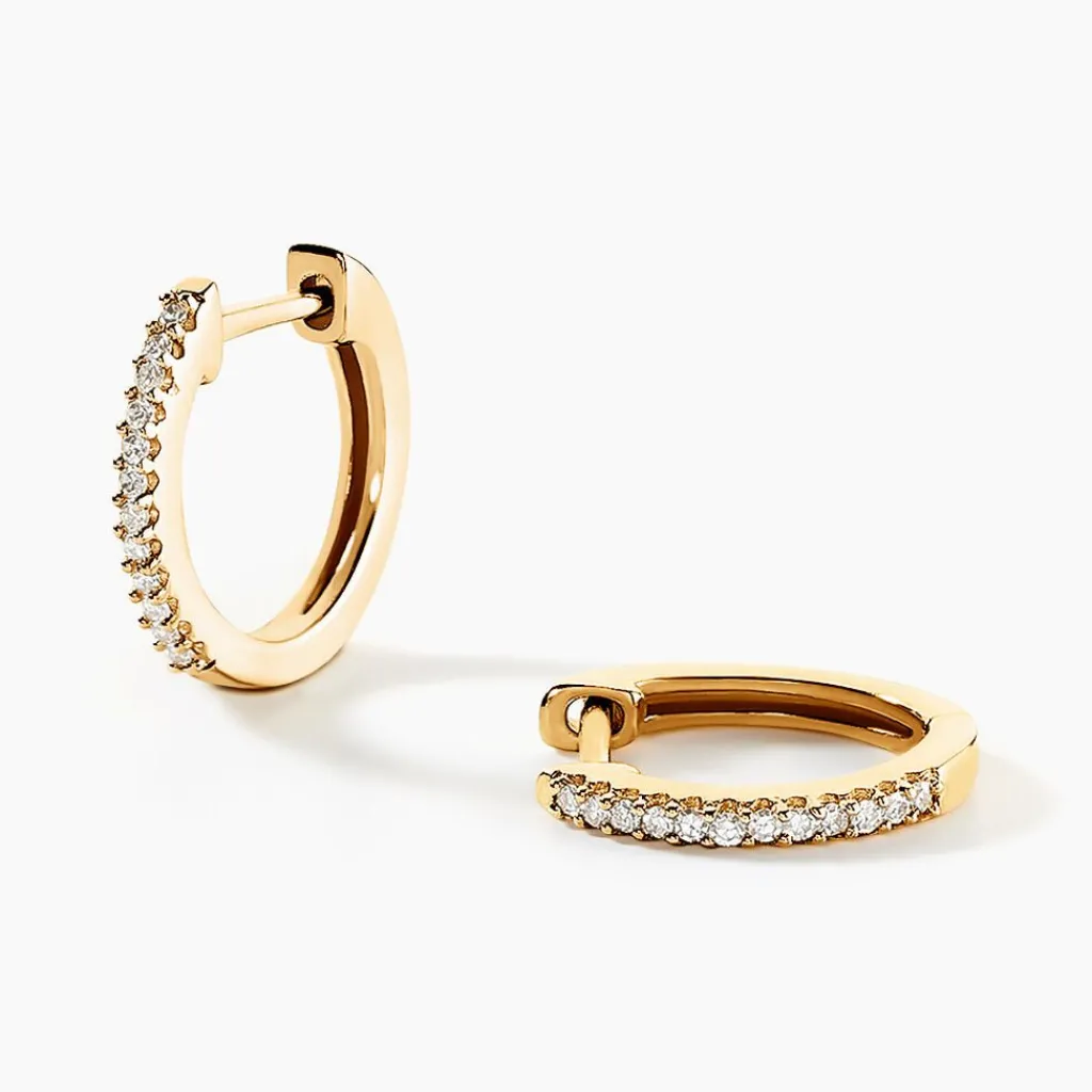 Histoire d'Or Creoles Or Jaune Aryanna Diamants or jaune diamant Clearance