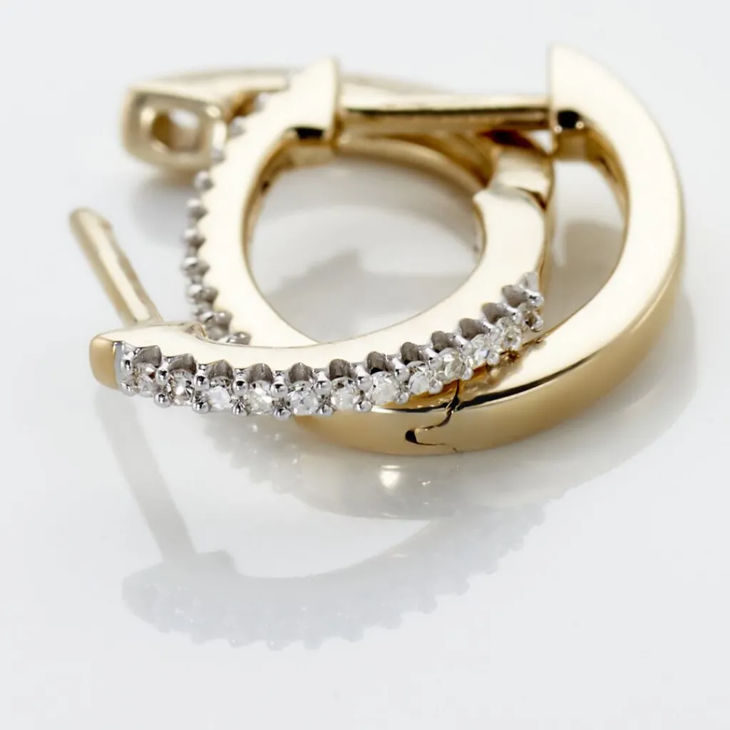 Histoire d'Or Creoles Or Jaune Aryanna Diamants or jaune diamant Clearance