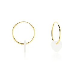 Histoire d'Or Creoles Or Jaune Vicenze Nacre Discount