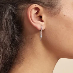 Histoire d'Or Créole Argent Blanc Javier Oxydes De Zirconium New