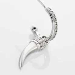 Histoire d'Or Créole Unitaire Argent Blanc Ancelin Oxydes De Zirconium Best