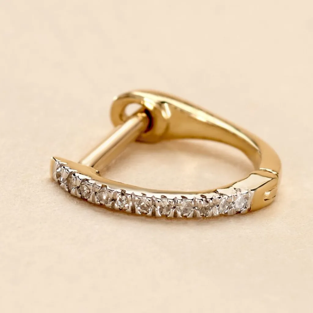 Histoire d'Or Créole Unitaire Aryanna or jaune diamant Clearance