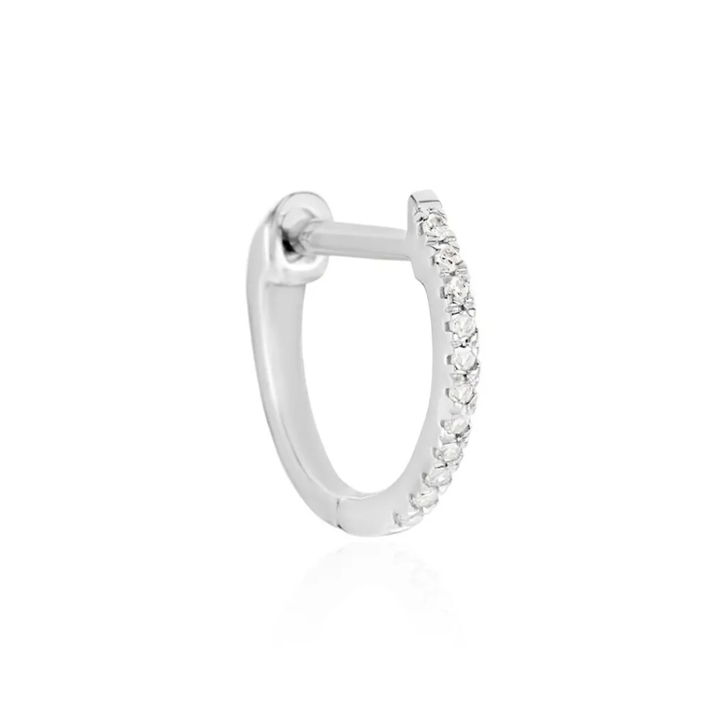 Histoire d'Or Créole Unitaire Aryanna or blanc diamant New