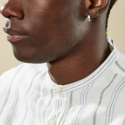 Histoire d'Or Créole Unitaire Gareth Acier Blanc New