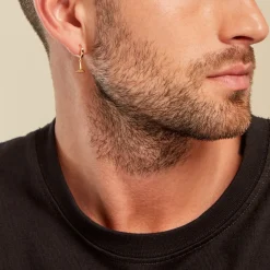 Histoire d'Or Créole Unitaire Harvey Plaqué Or Jaune Best