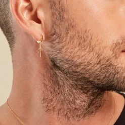 Histoire d'Or Créole Unitaire Harvey Plaqué Or Jaune Best