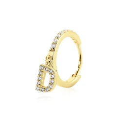 Histoire d'Or Créole Unitaire Léria Or Jaune Oxydes De Zirconium Hot