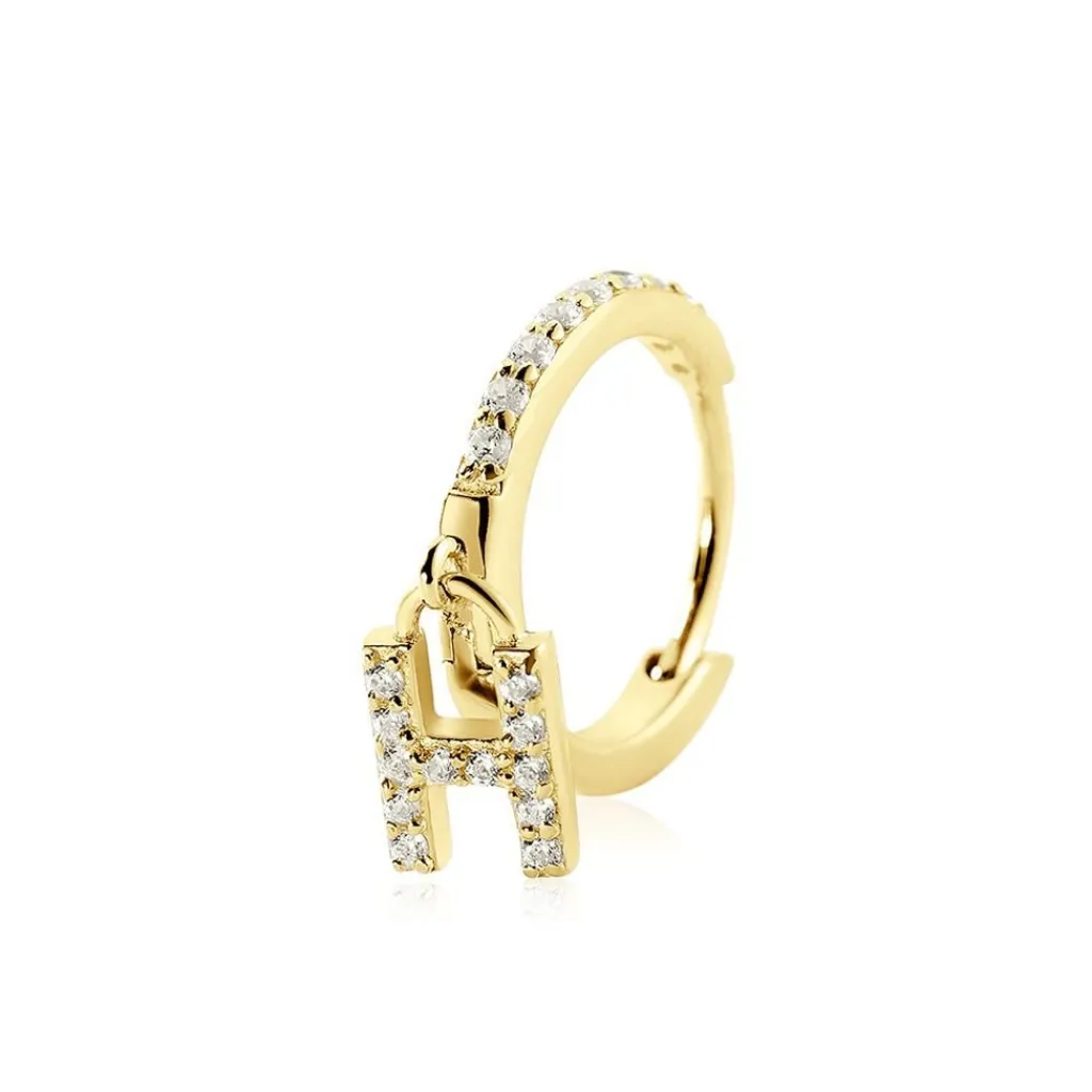 Histoire d'Or Créole Unitaire Léria Or Jaune Oxydes De Zirconium Outlet