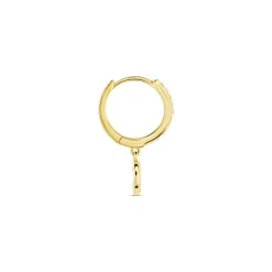 Histoire d'Or Créole Unitaire Léria Or Jaune Oxydes De Zirconium Clearance