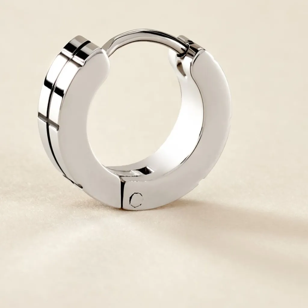 Histoire d'Or Créole Unitaire Oran Acier Blanc Discount