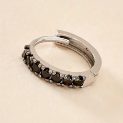 Histoire d'Or Créole Unitaire Vito Or Blanc Oxyde De Zirconium Online