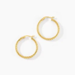 Histoire d'Or Créoles Pascau acier doré New