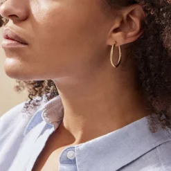 Histoire d'Or Créoles Pascau acier doré New