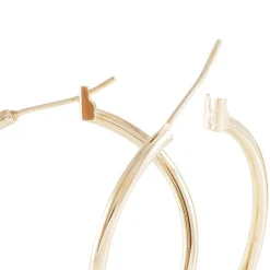 Histoire d'Or Créoles Ada Lisse Plaque Or Jaune Best