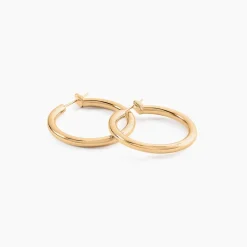 Histoire d'Or Créoles Adalie Plaqué Or Jaune Sale