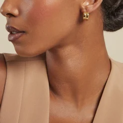 Histoire d'Or Créoles Adoree Acier Jaune Online