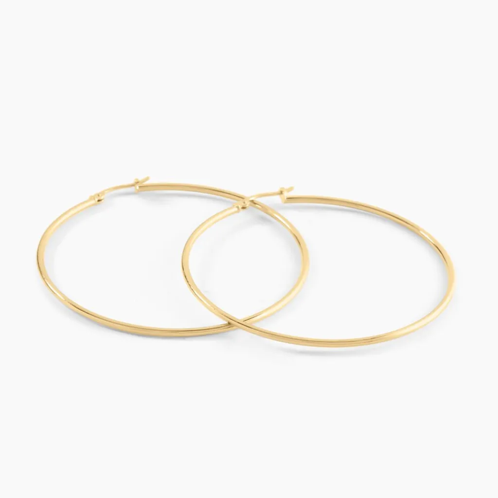 Histoire d'Or Créoles Agapanthe Or Jaune Clearance