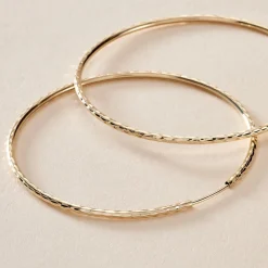 Histoire d'Or Créoles Aglavie Flexibles Or Jaune