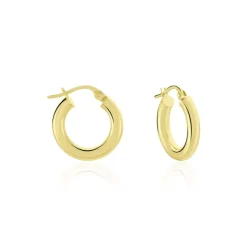 Histoire d'Or Créoles Ajania Or Jaune Sale