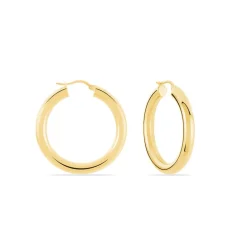 Histoire d'Or Créoles Amael Acier Jaune acier doré Hot