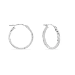 Histoire d'Or Créoles Ananas or blanc New