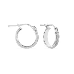 Histoire d'Or Créoles Ananas Or Blanc Discount