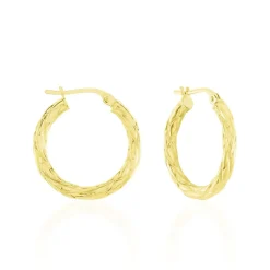 Histoire d'Or Créoles Anantha Or Jaune