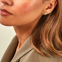 Histoire d'Or Créoles Andgelina Or Jaune Oxyde De Zirconium Clearance