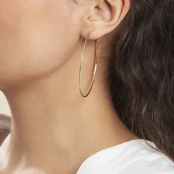 Histoire d'Or Créoles Anusha Plaqué Or Jaune Outlet