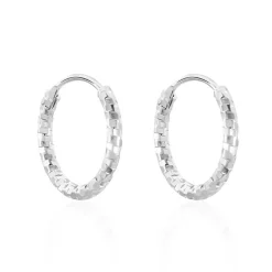 Histoire d'Or Créoles Argent Blanc Agathe Best