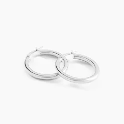 Histoire d'Or Créoles Argent Blanc Anne New