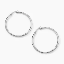 Histoire d'Or Créoles Argent Blanc Anne New