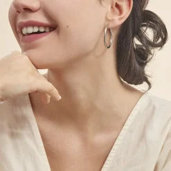 Histoire d'Or Créoles Argent Blanc Anne Best