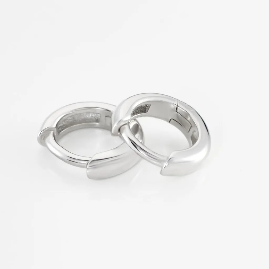 Histoire d'Or Créoles Argent Blanc Cokkie Hot