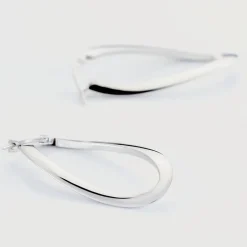 Histoire d'Or Créoles Argent Blanc Olivia Discount