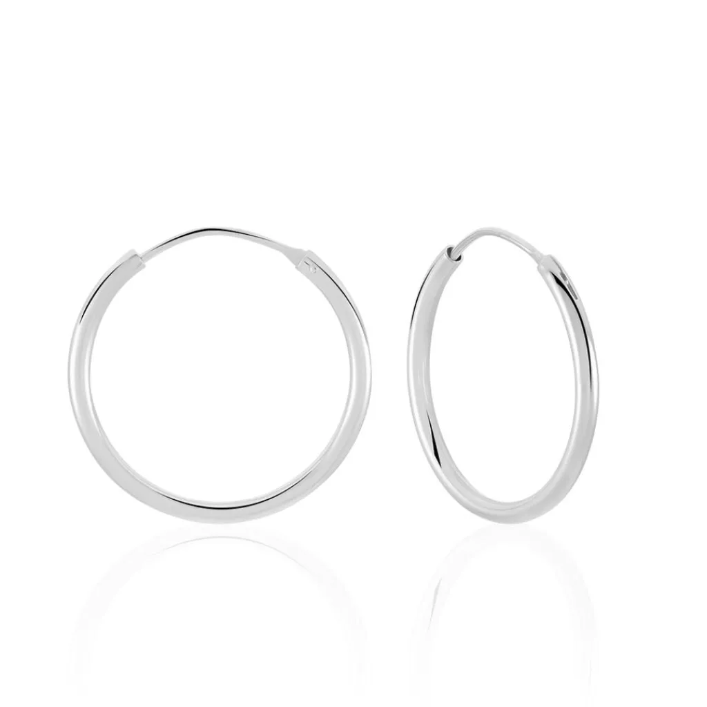 Histoire d'Or Créoles Olympia argent blanc Sale