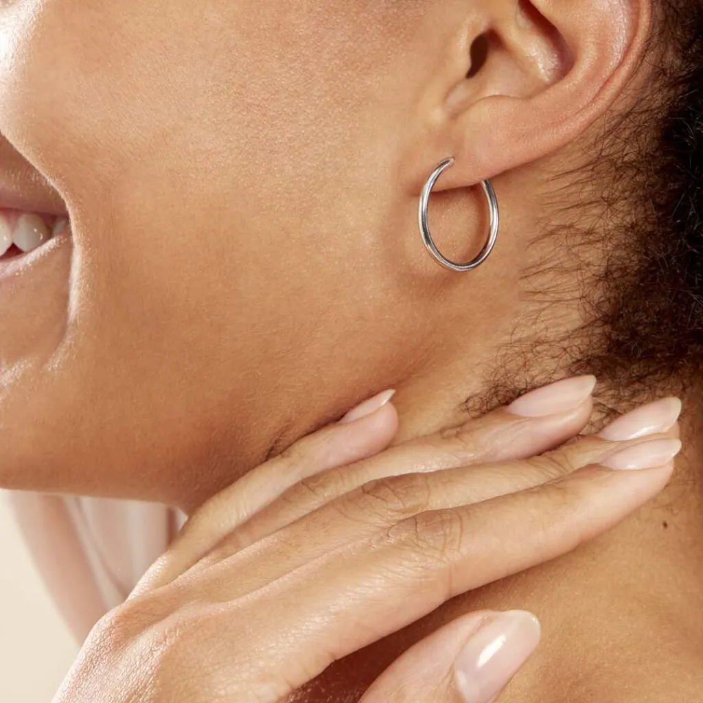 Histoire d'Or Créoles Olympia argent blanc Sale