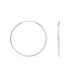 Histoire d'Or Créoles Olympia argent blanc