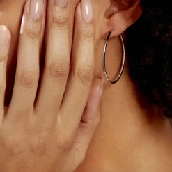 Histoire d'Or Créoles Olympia argent blanc