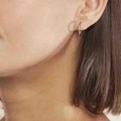 Histoire d'Or Créoles Olympia argent blanc