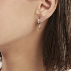 Histoire d'Or Créoles Argent Blanc Shelia Outlet