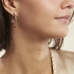 Histoire d'Or Créoles Argent Rose Alieno