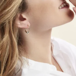 Histoire d'Or Créoles Ariel Or Bicolore Hot