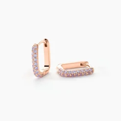 Histoire d'Or Créoles Aselya Argent Rose Oxyde De Zirconium argent rose oxyde lavande New